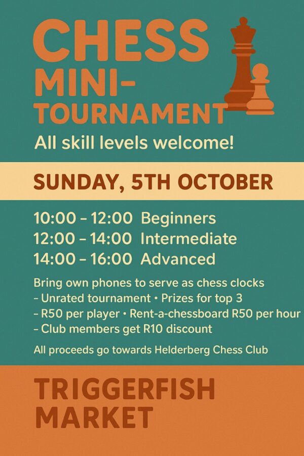 5 October 2025♟ Mini Rapid Tournament (unrated) ♟