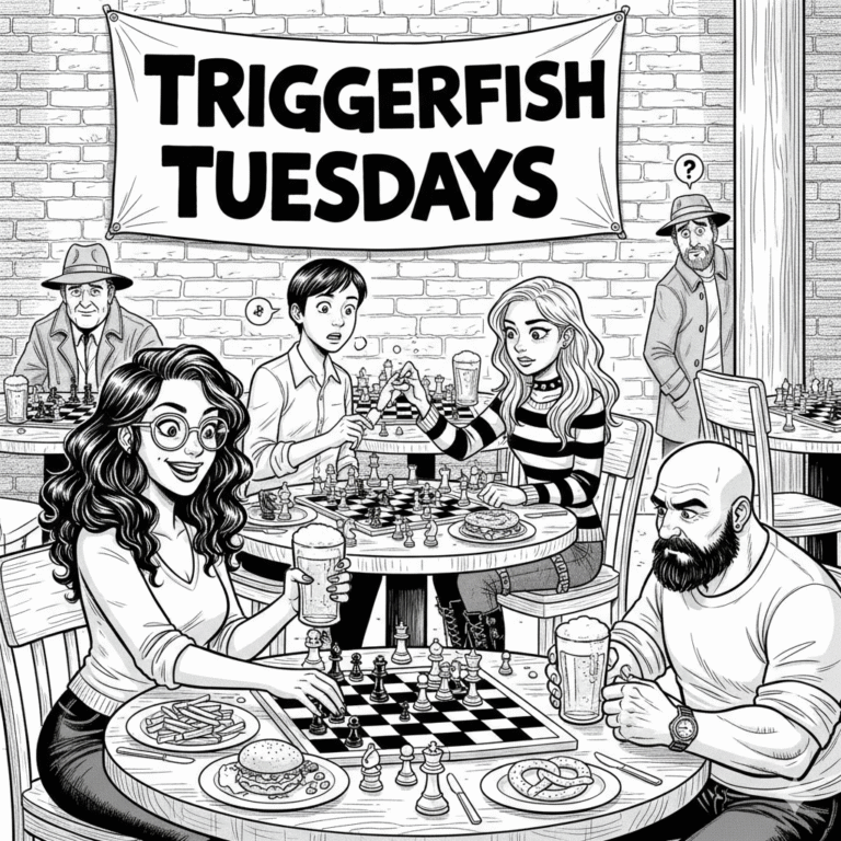 Triggerfish Tuesday #1 – Cider, Excuses & a Trapped Queen
