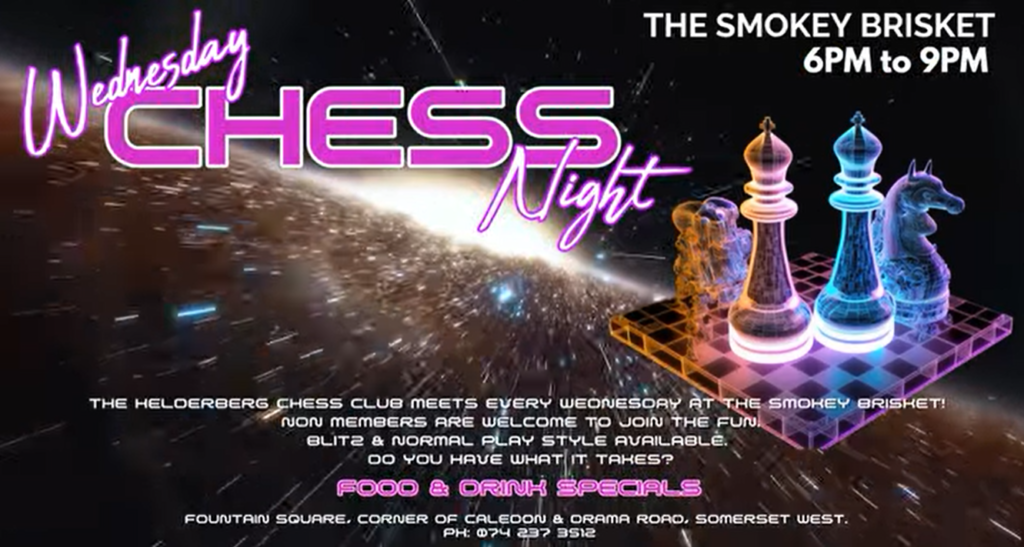 Wednesday Chess Nights at Smokey Brisket